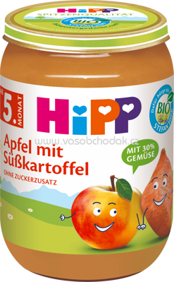 Hipp Apfel mit Süßkartoffel, ab dem 5. Monat, 190g