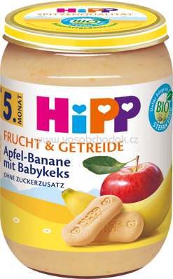 Hipp Frucht & Getreide Apfel-Banane mit Babykeks, nach dem 5. Monat, 190g