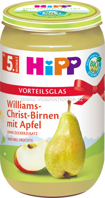Hipp Williams-Christ-Birnen mit Apfel, ab dem 5. Monat, 250g