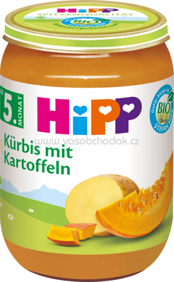 Hipp Kürbis mit Kartoffeln, ab dem 5. Monat, 190g