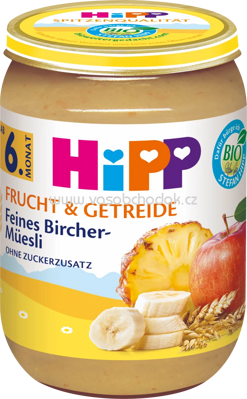 Hipp Frucht & Getreide Feines Bircher Müsli, ab 6. Monat, 190g