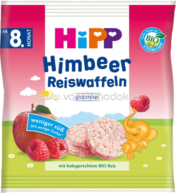 Hipp Himbeer Reiswaffeln, ab 8. Monat, 30g