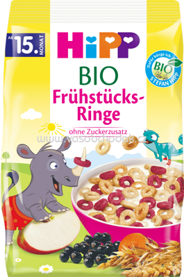Hipp Früchstücks-Ringe, ab 15. Monat, 135 g
