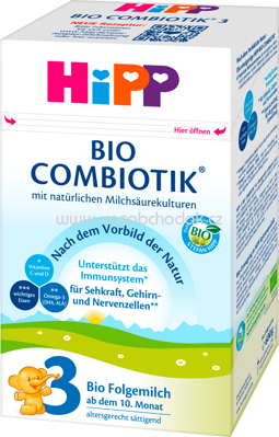 Hipp Folgemilch 3 Bio Combiotik ab dem 10. Monat, 600 g
