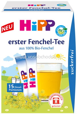 Hipp Babytee erster Fenchel-Tee, 15x0,36g, 5,4g