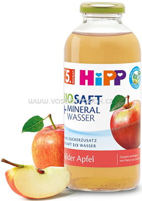 Hipp Bio Saft & Mineralwasser Milder Apfel, nach dem 5. Monat, 500 ml