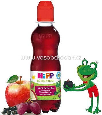 Hipp Saft Rote Früchte mit stillem Mineralwasser ab 1 Jahr, 0,3 l