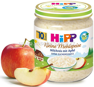 Hipp Kleine Mehlspeise Milchreis mit Apfel ab 10. Monat, 200 g