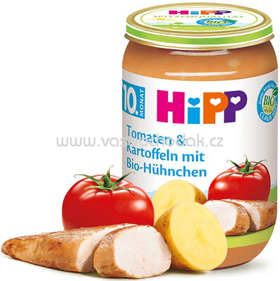 Hipp Tomaten & Kartoffeln mit Bio-Hühnchen ab 10. Monat, 220 g