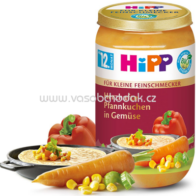 Hipp Für Kleine Feinschmecker Herzhafte Pfannkuchen in Gemüse,ab 12. Monat, 250g