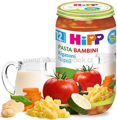 Hipp Pasta Bambini Rigatoni Napoli ab 12. Monat, 250 g