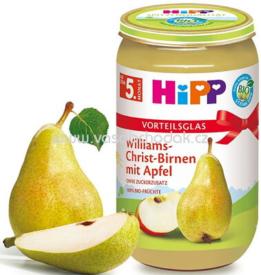 Hipp Williams-Christ-Birnen mit Apfel, nach dem 5. Monat, 250 g