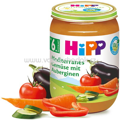 Hipp Mediterranes Gemüse mit Auberginen ab 6. Monat, 190 g