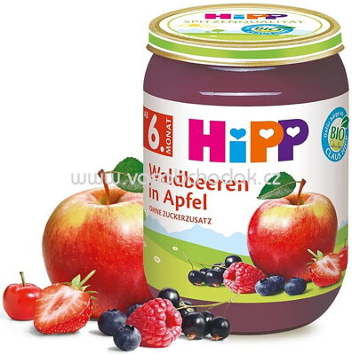 Hipp Waldbeeren in Apfel ab 6. Monat, 160 g