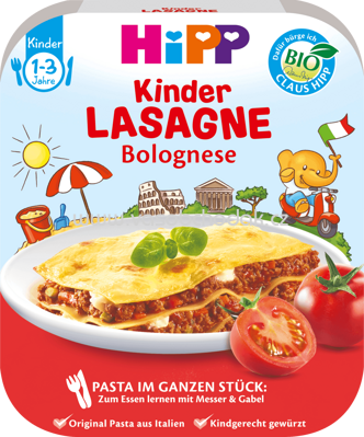 Hipp Kinderteller Lasagne Bolognese ab 1 Jahr, 250 g