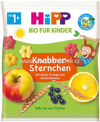 Hipp Knabber-Sternchen mit Apfel, Orange und Johannisbeere, ab 1 Jahr, 30 g