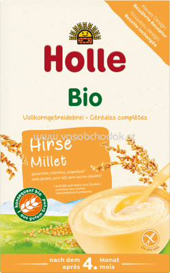 Holle baby food Bio Getreidebrei Hirse, nach dem 4. Monat, 250g
