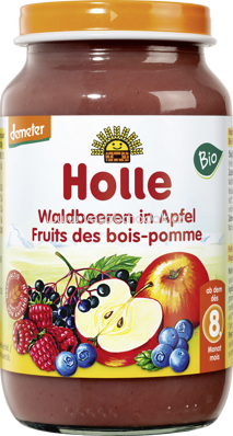 Holle baby food Waldbeeren in Apfel, ab 8. Monat, 220g