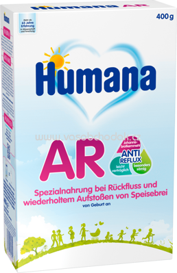 Humana Anfangsmilch Spezialnahrung Anti-Reflux, von Geburt an, 400g