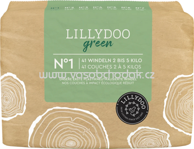 Lillydoo Windeln green Gr. 1, 2-5 kg, 41 St
