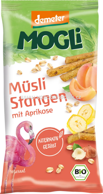 MOGLi Müsli Stangen mit Aprikose, ab 3 Jahren, 70g