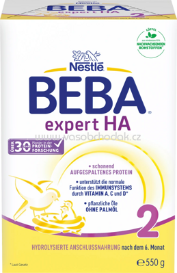 Nestlé BEBA Folgemilch Expert HA2, nach dem 6. Monat, 550g