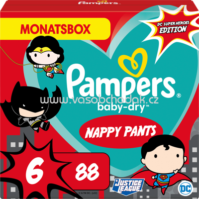 Pampers Baby Pants Baby Dry Gr.6, 15+ kg, 88 St