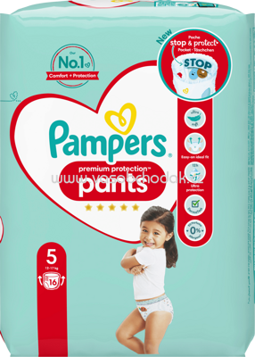 Pampers Baby Pants Premium Protection Gr. 5 Junior, 12-17 kg, 16 St