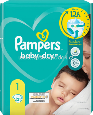 Pampers Windeln Baby Dry, Gr. 1 Newborn 2-5 kg, 21 St