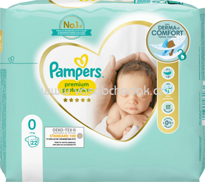 Pampers Windeln Premium Protection Gr. 0 New Baby Micro, < 3kg, 22 St