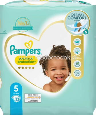 Pampers Windeln Premium Protection Gr. 5 Junior, 11-16 kg, 22 St