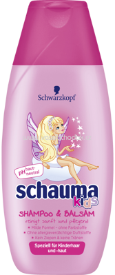 Schauma Kids Shampoo & Balsam, 250 ml