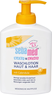 Sebamed Waschlotion Baby & Kind Calendula Haut & Haar, 200 ml