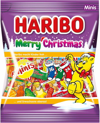 Haribo Merry Christmas Minibeutel, 250g