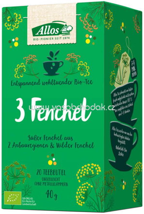 Allos Tee 3 Fenchel, 20 Beutel