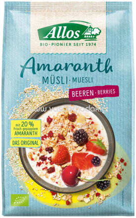 Allos Amaranth Beeren Müsli, 375g