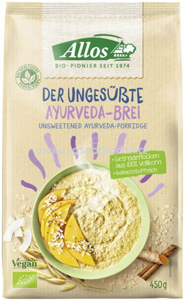 Allos Der Ungesüßte Ayurveda Brei, 450g