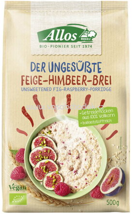 Allos Der Ungesüßte Feige Himbeer Brei, 500g