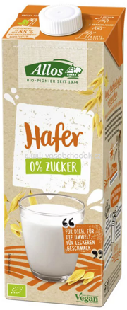 Allos Hafer Drink 0% Zucker, 1 l