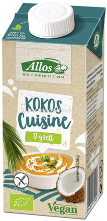 Allos Kokos Cuisine, 17g Fett, 200 ml