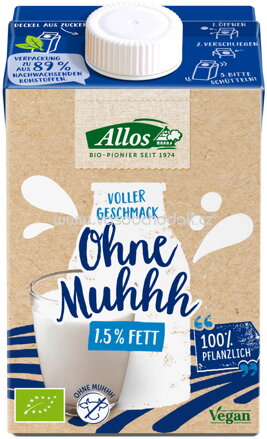 Allos Ohne Muhhh Drink, 1,5% Fett, 500 ml