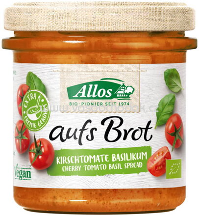 Allos aufs Brot Kirschtomate Basilikum, 140g