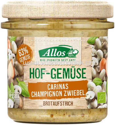 Allos Hof Gemüse Carinas Champignon Zwiebel, 135g