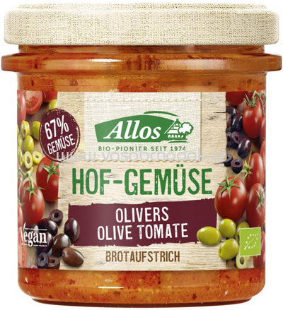 Allos Hof Gemüse Olivers Olive Tomate, 135g