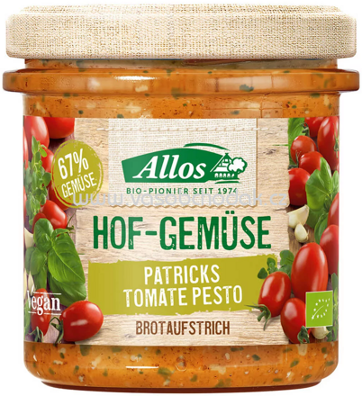 Allos Hof Gemüse Patricks Tomate Pesto, 135g