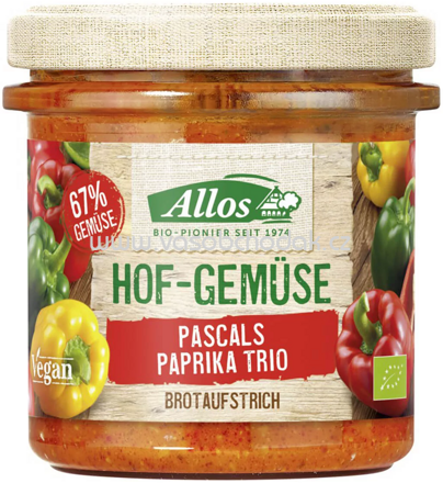 Allos Hof Gemüse Pascals Paprika Trio, 135g