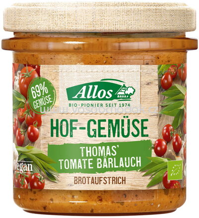 Allos Hof Gemüse Thomas Tomate Bärlauch, 135g