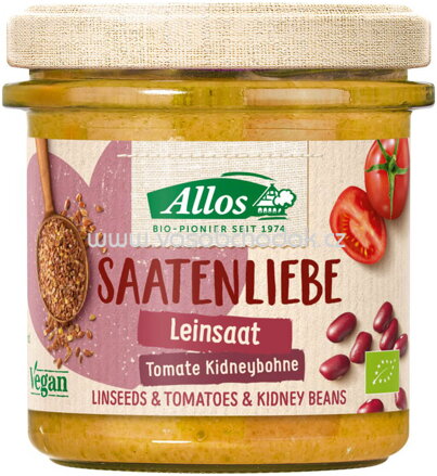 Allos Saatenliebe Leinsaat Tomate Kidneybohne, 135g