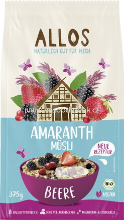 Allos Amaranth Beeren Müsli, 375g