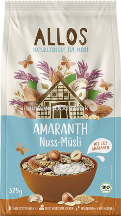 Allos Amaranth Nuss Müsli, 375g